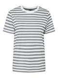 PCRIA SS TEE STRIPES JRS NOOS BC ultimate grey