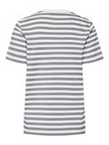 PCRIA SS TEE STRIPES JRS NOOS BC ultimate grey