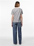 PCRIA SS TEE STRIPES JRS NOOS BC ultimate grey