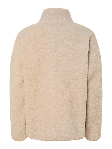 PCSADIA LS TEDDY JACKET NOOS BC silver gray