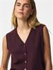 PCSALLY SL V-NECK KNIT VEST NOOS BC winetasting