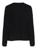 PCSILLY LS REV TIE KNIT NOOS BC black