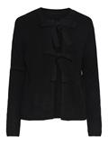 PCSILLY LS REV TIE KNIT NOOS BC black