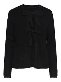 PCSILLY LS REV TIE KNIT NOOS BC black