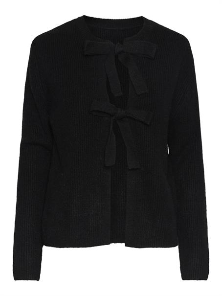 PCSILLY LS REV TIE KNIT NOOS BC black