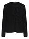 PCSILLY LS REV TIE KNIT NOOS BC black