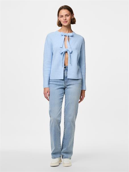 PCSILLY LS REV TIE KNIT NOOS BC cashmere blue