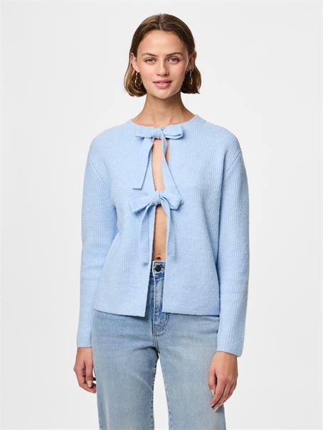 PCSILLY LS REV TIE KNIT NOOS BC cashmere blue