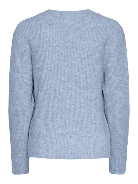 PCSILLY LS REV TIE KNIT NOOS BC cashmere blue
