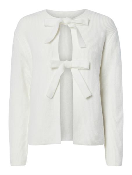 PCSILLY LS REV TIE KNIT NOOS BC cloud dancer