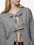 PCSILLY LS REV TIE KNIT NOOS BC medium grey melange