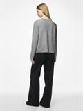 PCSILLY LS REV TIE KNIT NOOS BC medium grey melange