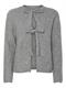 PCSILLY LS REV TIE KNIT NOOS BC medium grey melange