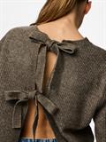 PCSILLY LS REV TIE KNIT NOOS BC morel