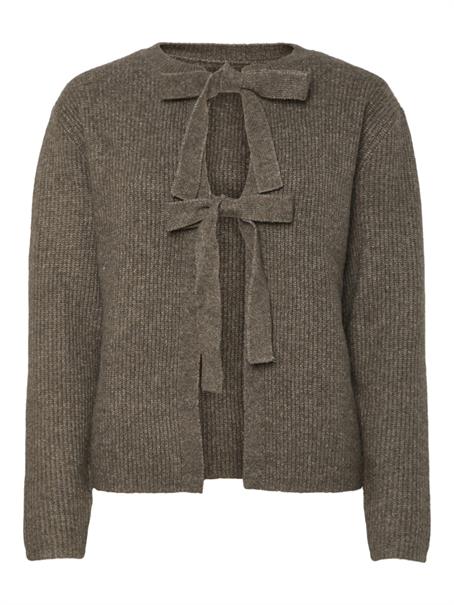 PCSILLY LS REV TIE KNIT NOOS BC morel