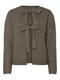 PCSILLY LS REV TIE KNIT NOOS BC morel