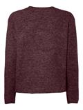 PCSILLY LS REV TIE KNIT NOOS BC tawny port