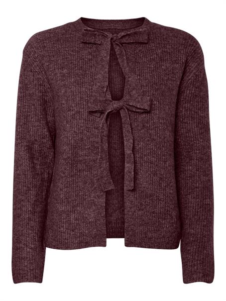 PCSILLY LS REV TIE KNIT NOOS BC tawny port