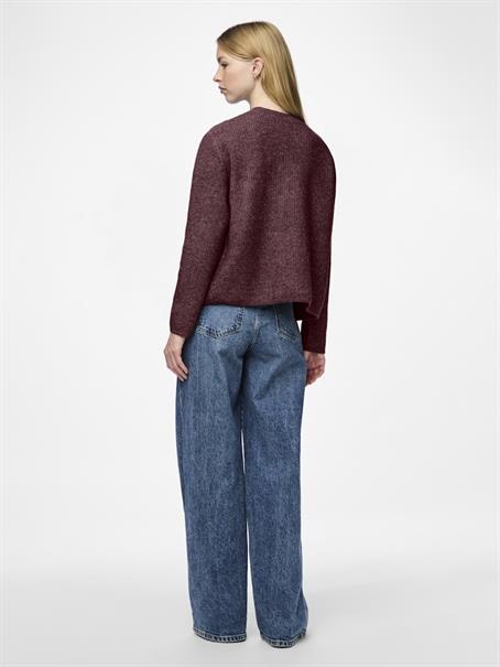 PCSILLY LS REV TIE KNIT NOOS BC tawny port