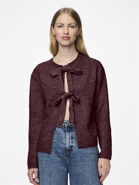 PCSILLY LS REV TIE KNIT NOOS BC tawny port