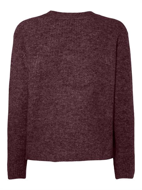 PCSILLY LS REV TIE KNIT NOOS BC tawny port