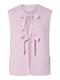 PCSILLY SL REV TIE VEST KNIT NOOS BC roseate spoonbill