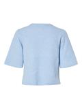 PCSILLY SS O-NECK KNIT CARDIGAN NOOS BC cashmere blue