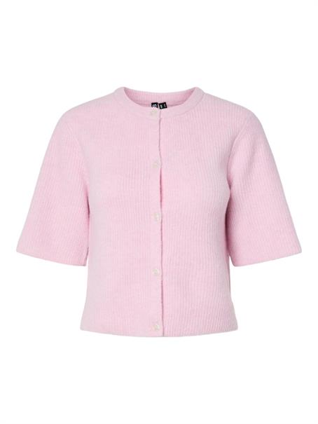 PCSILLY SS O-NECK KNIT CARDIGAN NOOS BC roseate spoonbill
