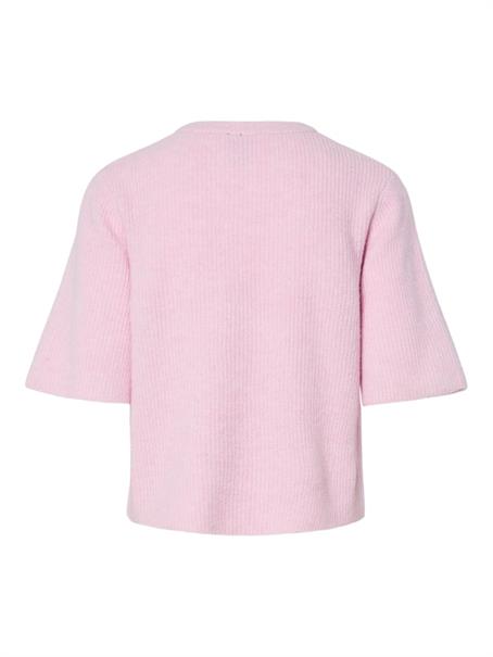 PCSILLY SS O-NECK KNIT CARDIGAN NOOS BC roseate spoonbill
