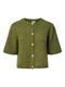 PCSILLY SS O-NECK KNIT CARDIGAN NOOS BC sphagnum