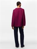 PCTINA LS O-NECK KNIT NOOS raspberry radiance