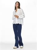 PCVILDE LS SHIRT WVN NOOS bright white
