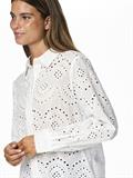 PCVILDE LS SHIRT WVN NOOS bright white