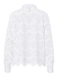 PCVILDE LS SHIRT WVN NOOS bright white
