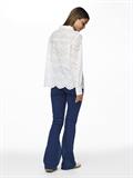 PCVILDE LS SHIRT WVN NOOS bright white