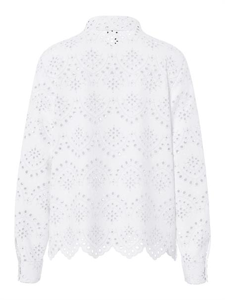 PCVILDE LS SHIRT WVN NOOS bright white