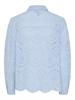 PCVILDE LS SHIRT WVN NOOS cashmere blue
