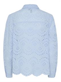 PCVILDE LS SHIRT WVN NOOS cashmere blue