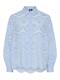 PCVILDE LS SHIRT WVN NOOS cashmere blue