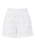 PCVILDE MW SHORTS WVN NOOS bright white