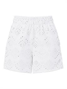 PCVILDE MW SHORTS WVN NOOS bright white