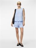 PCVILDE MW SHORTS WVN NOOS cashmere blue