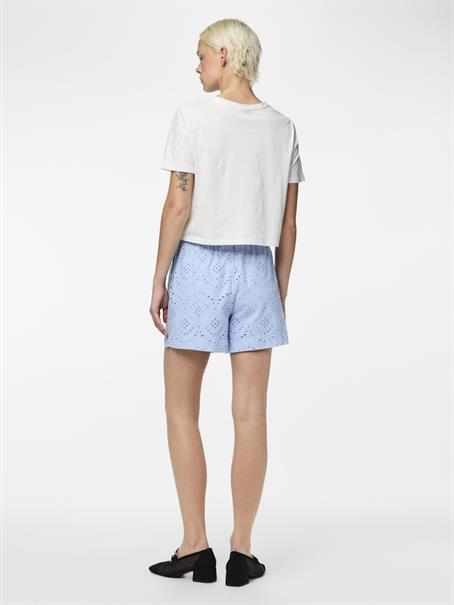 PCVILDE MW SHORTS WVN NOOS cashmere blue