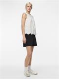 PCVILDE SL TOP WVN NOOS bright white