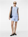 PCVILDE SL TOP WVN NOOS cashmere blue