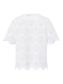 PCVILDE SS TOP WVN NOOS bright white