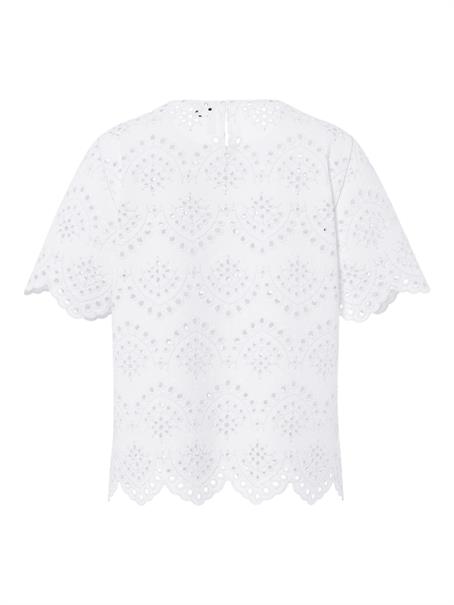PCVILDE SS TOP WVN NOOS bright white