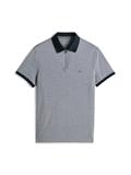 PERFORMANCE OXFORD ZIP REG POLO desert sky - white