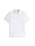 PERFORMANCE OXFORD ZIP REG POLO white - white