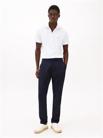 PERFORMANCE OXFORD ZIP REG POLO white - white